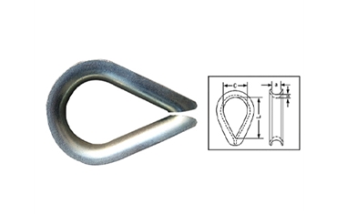 DIN 6899 Type"B"Wire Rope Thimbles			
